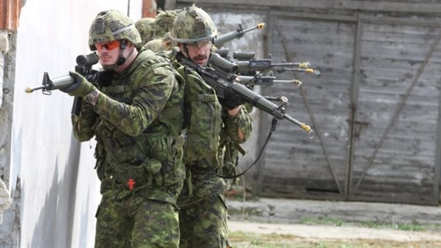 Canadian troops take part in a joint exercise with Polish troops not far from Ukraine’s western border in 2016. Canada has been criticized for not living up to its 2% GDP defence spending. Canadians seem divided on the issue