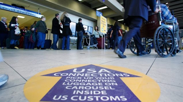 U.S. border guards pre-clear travellers to the United States at eight airports in Canada.