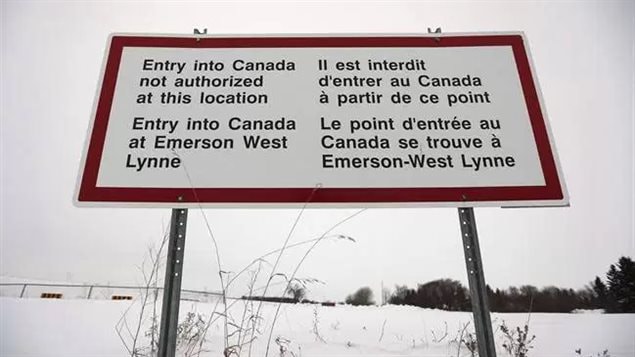 Under a U.N. agreement Canada signed, if migrants make it into Canada, they will not be automatically sent back and can make a claim for asylum