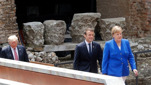 Macron y Merkel marcaron sus distancias con Trump.