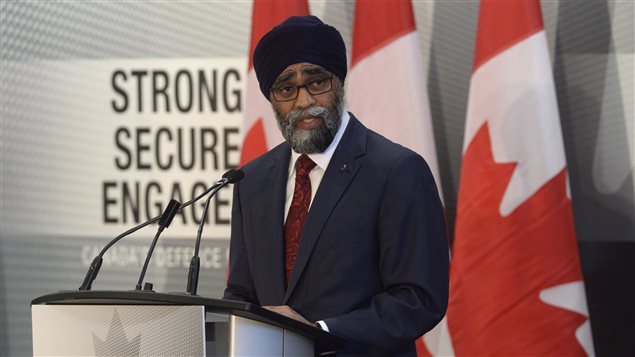 Defence Minister Harjit Sajjan unveils the Liberal government’s long-awaited vision for expanding the Canadian Armed Forces in Ottawa on Wednesday June 7, 2017. Canada will increase defence spending by $13.9 billion over the next decade. 