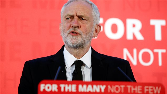 Jeremy Corbin, líder de la oposición británica y jefe del Partido Laborista.