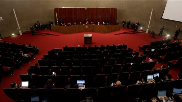 El tribunal electoral en el que se lleva a cabo las sesiones.