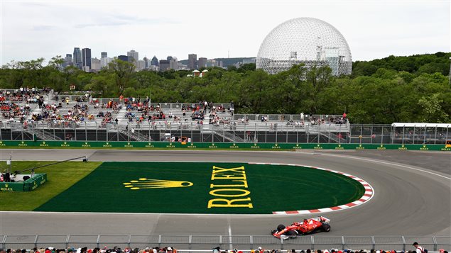 La Isla Notre Dame, la Biósfera y los rascacielos de Montreal.