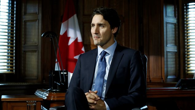 Canada’s Prime Minister Justin Trudeau takes part in an interview with Reuters in his office on Parliament Hill in Ottawa, Ontario, Canada, May 19, 2016.