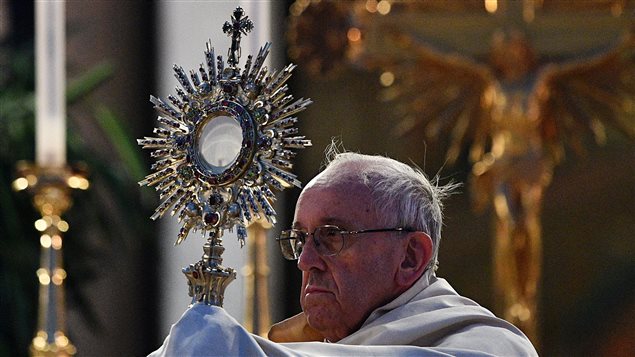 El papa Francisco el domingo 18 de junio 2017.