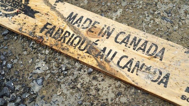 Un planche de bois Photo : Radio-Canada/Martin Thibault