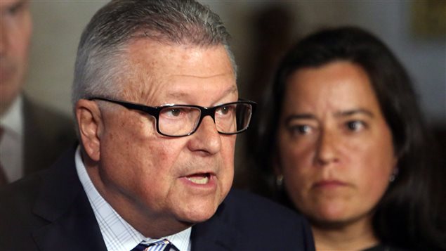 Canada’s minister of public safety (left) and minister of justice both appeared on July 7, 2017 to explain the settlement with Omar Khadr was based on the rule of law.
