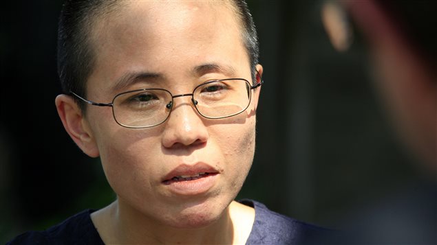 Liu Xia, wife of the late Chinese pro-democracy activist Liu Xiaobo, listens to a question during an interview in Beijing June 24, 2009. Canadian authorities are calling for her release from house arrest.