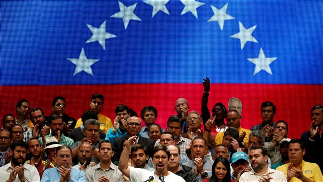 Freddy Guevara, jefe de la oposición venezolana