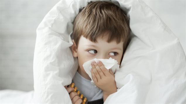 Colds are the most common contagious illness among Canadian children.