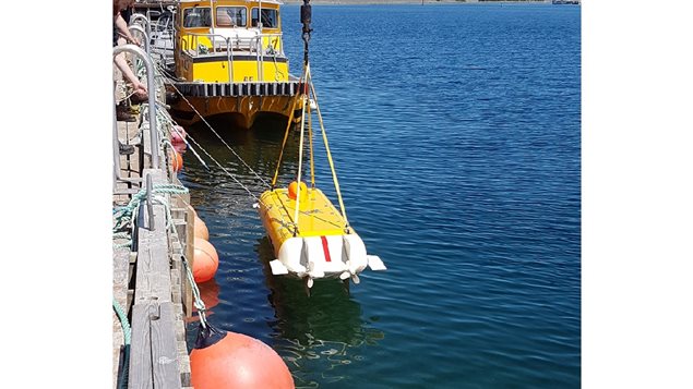 Kraken’s autonomous side scan sonar vehicle. With this sophisticated technology hopes are high to finally recover the test models, or what’s left of them at the bottom of Lake Ontario