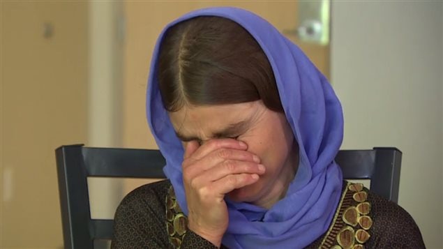 Mixed emotions swept Nofa Zaghla on seeing photos of one of her missing sons.