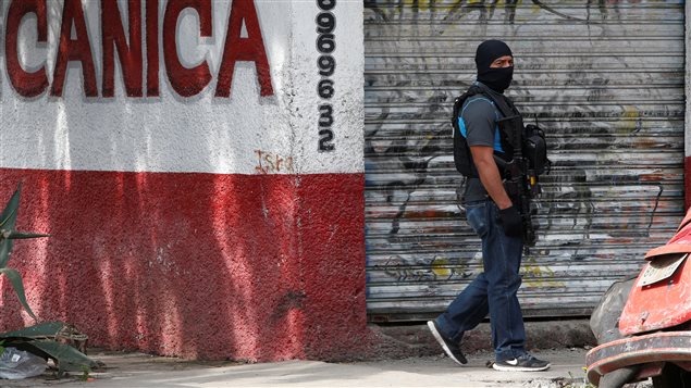 Operativo militar y policial en la Delegación Tlahuac de la Ciudad de México