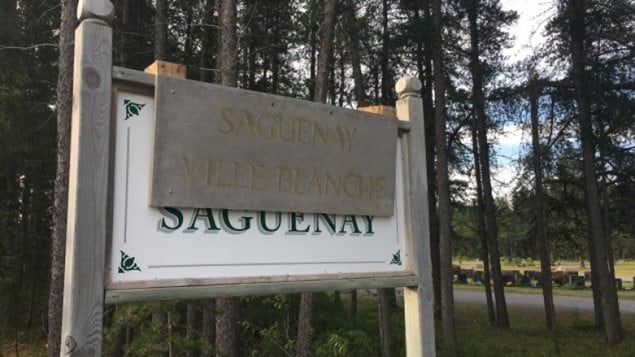 A sign, which says "Saguenay, Ville Blanche" ("Saguenay, White City"), appeared Friday morning in the Quebec town of Saint-Honoré and was removed by Mayor Bruno Tremblay, who called it called 'unacceptable.'  A similar incident took place in the city of Sherbrooke.