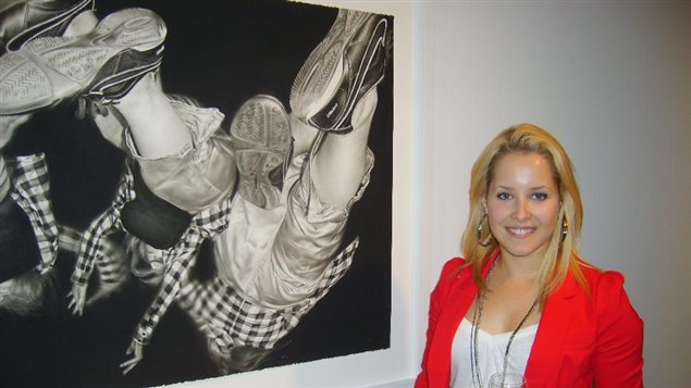 Jessi Babin, 2012 BMO 1st art regional winner Nova Scotia.