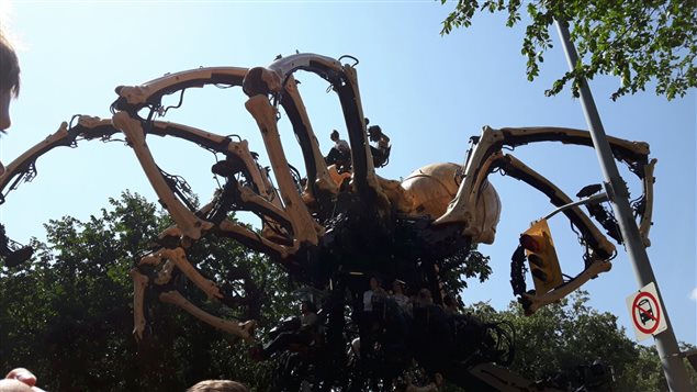 La araña Kumo fue la otra visitante.
