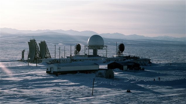 Una estación militar estadounidense de la Línea Avanzada de Alerta Precoz en el Ártico
