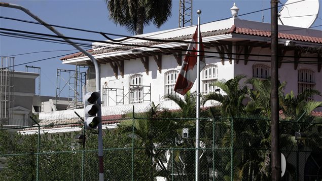 FILE--A view of the Canadian Embassy in Havana, Cuba, Thursday Oct. 29, 2009.