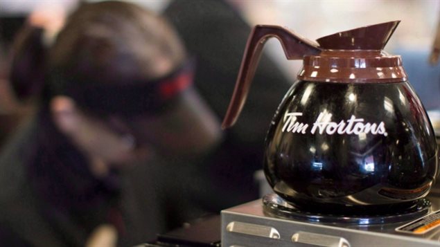 Tim Hortons 在加拿大市场的销售额呈出现下降