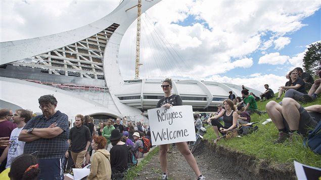 El Estadio Olímpico fue la semana pasada escenario de muestras de solidaridad con los refugiados.