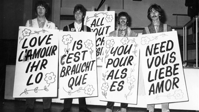 Le titre de la chanson de The Beatles « All you need is love » en plusieurs langues 