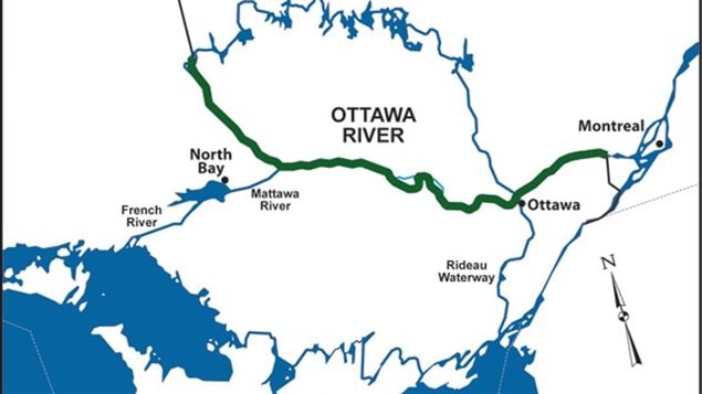 Ce tronçon de 590 km de la rivière des Outaouais fait maintenant partie du Réseau des rivières du patrimoine canadien en 2016. Photo : Réseau des rivières du Patrimoine canadien