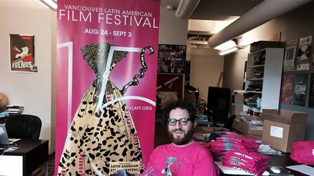 Christian Sida-Valenzuela, Director Ejecutivo y Artístico del Festival de Cine Latinoamericano de Vancouver (VLAFF por sus siglas en inglés).