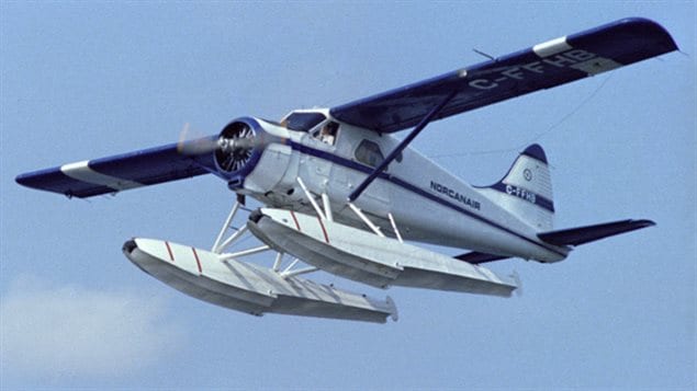 CF-FHB- the first *Beaver* now at the Canadian Aviation and Space Museum, shown here after the museum purchase from Norcanair in 1980 on its flight to the museum.