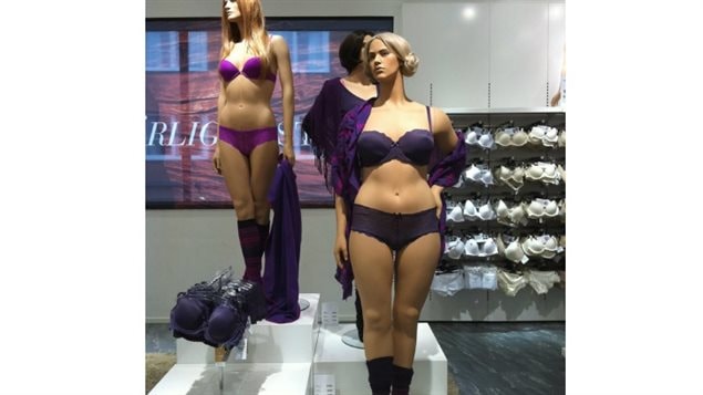 A store in Sweden has been using some mannequins that aren’t super slim.