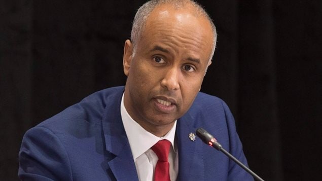 In August, Immigration Minister Ahmed Hussen says the current increase in illegal border crossings is not at a crisis level that requires a change in policy. 