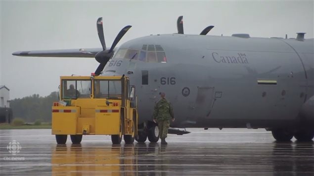 Canada’s Hercules aircraft is well suited to disaster relief and can be used to deliver supplies, trips and equipment.