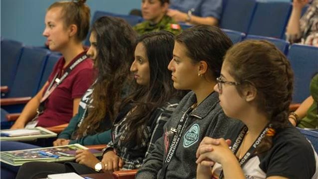 Women participating in the Women in Force program at Canadian Forces Base(CFB) Borden, Ontario on August 14, 2017. 