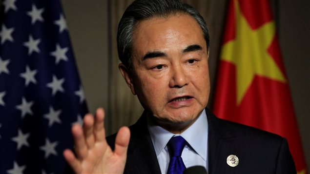 Wang Yi, ministro de Relaciones Exteriores de China.