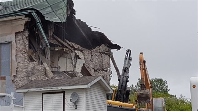 The thick walls and copper roof of the old Western Union building were also no match for the power shovels last year