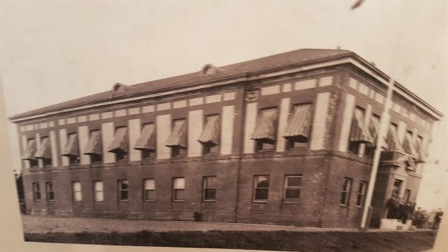 The 1914 Western Union Cable building in N Sydey, Cape Breton was torn down in August 2016.