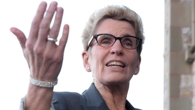 The government of Ontario Premier Kathleen Wynne announced Friday that it will create a cannabis control board and open storefronts across the province to sell marijuana. Opposition critics said the announcement on Friday was timed to divert attention from a Liberal byelection bribery scandal trial.