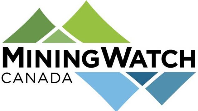 Logo de la organización no gubernamental canadiense Alerta Minera, con sede en Ottawa.