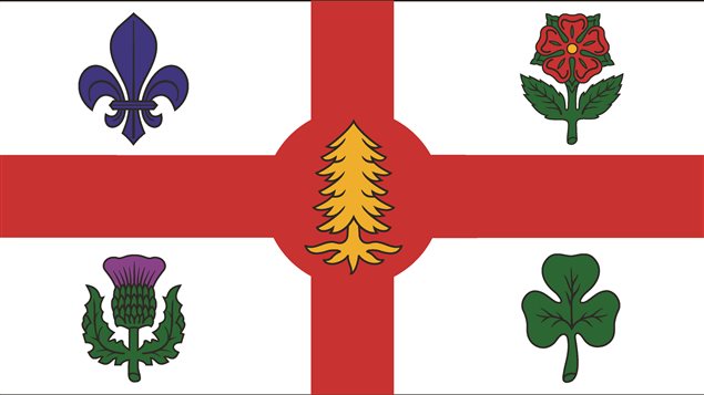 The City of Montreal has unveiled a new flag honouring the contributions of Indigenous peoples, along with the French, Scottish, Irish and English settlers. (City of Montreal)