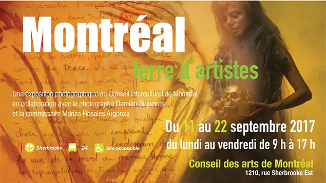 Afiche de la exposición Montreal, tierra de artistas