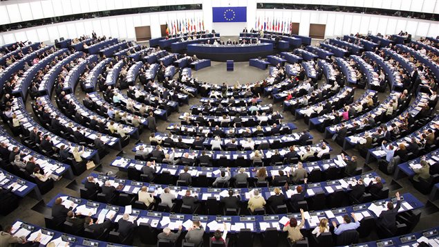 Sesión plenaria del Parlamento Europeo.