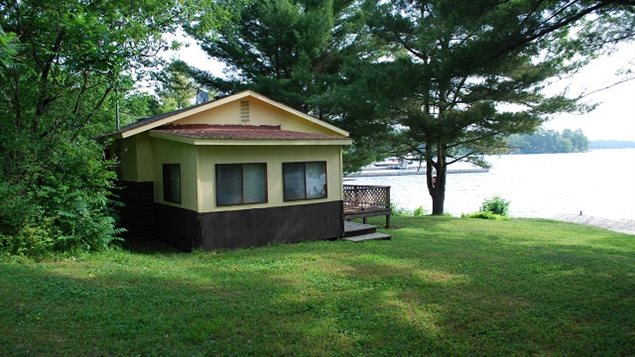 A (usually summer season) vacation property is called a cottage in southern Ontario, camp in northern Ontario, chalet in Quebec, cabin in the west, and bungalow in Cape Breton.