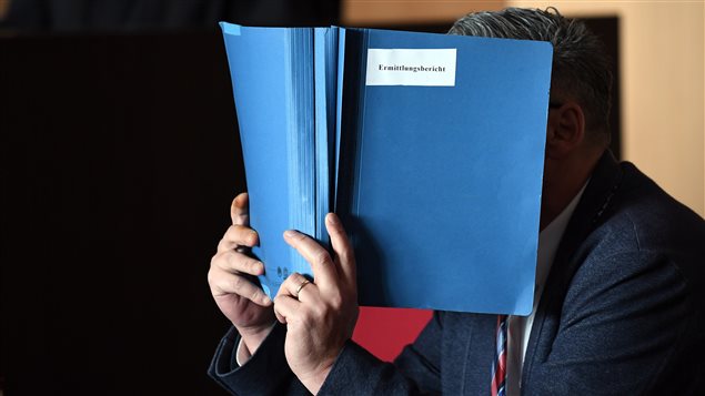 Roque M. durante su juicio el 5 de septiembre 2017 en Dusseldorf, Alemania. 