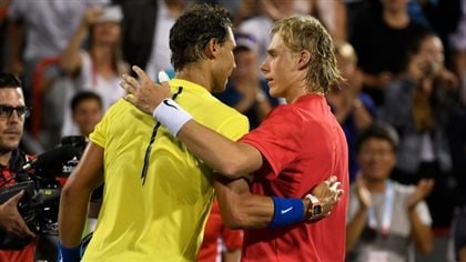 Shapovalov knocked off Rafa Nadal in Montreal, winning--apparently--Nadal's admiration.