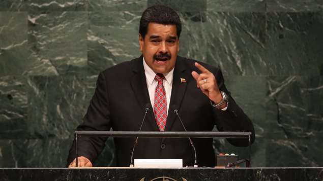 El presidente de Venezuela, Nicolás Maduro en la Asamblea General de la ONU en septiembre de 2015.
