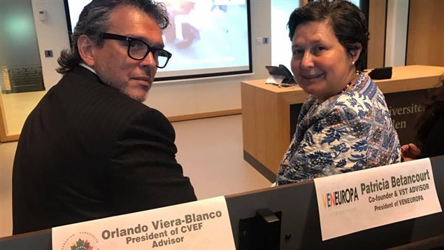 Orlando Viera-Blanco y Patricia Betancourt.