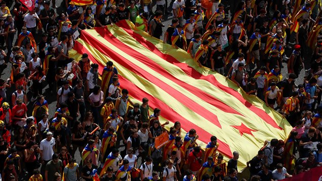 Las movilizaciones se suceden en Catalunia en apoyo a la consulta popular.