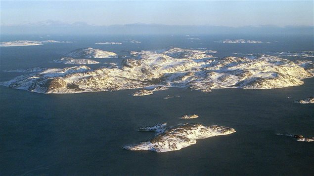 An aerial view of the North Coast of Labrador between Nain and Natuashish, N.L. on Wednesday, Dec. 5, 2007. 