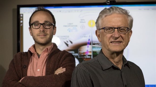 The study authored by Ben Pearce, left, and Ralph Pudritz, suggests there were enough meteorites carrying the raw ingredients for RNA splashing into enough ponds in the early Earth to produce ample opportunities for RNA to form. 