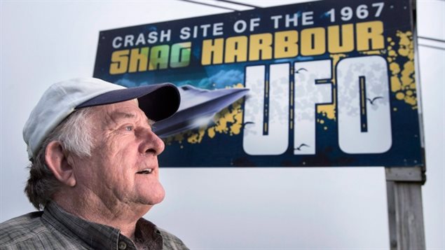 Laurie Wickens, president of the Shag Harbour Incident Society, shown in Shag Harbour, N.S. on Saturday, Sept. 16, 2017. On the night of October 4, 1967, Wickens and four of his friends spotted a large object descending into the waters off the harbour. The object was never officially identified, and was therefore referred to as an unidentified flying object. The 50th anniversary of the event is being marked with a three-day festival